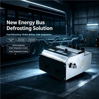 Sbrinatore integrato per riscaldamento e raffreddamento per autobus EV